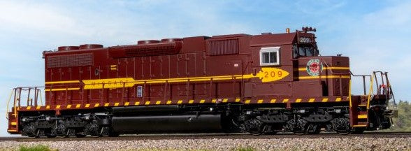 Scaletrains SXT41262 EMD SD38-2, Duluth Missabe & Iron Range/DM&IR/Red Lettering #209 - ESU v5.0 DCC & Sound HO Scale