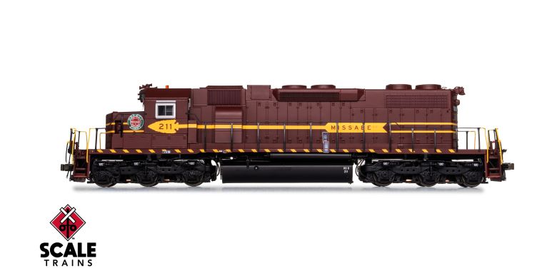 Scaletrains SXT41264 EMD SD38-2, Duluth Missabe & Iron Range/DM&IR/Maroon Lettering #211 - ESU v5.0 DCC & Sound HO Scale