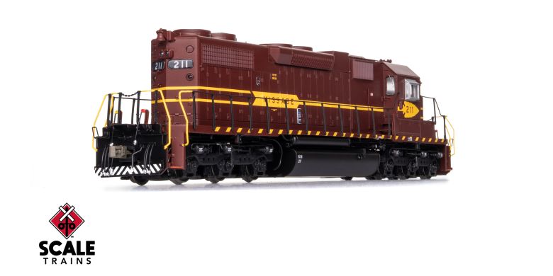 Scaletrains SXT41264 EMD SD38-2, Duluth Missabe & Iron Range/DM&IR/Maroon Lettering #211 - ESU v5.0 DCC & Sound HO Scale
