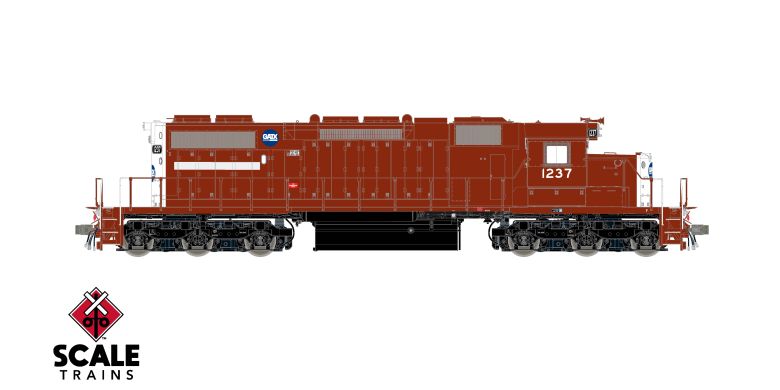 Scaletrains SXT41270 EMD SD38-2, GATX/ex-Reserve Mining/Patched White Stripe #1237 - ESU v5.0 DCC & Sound HO Scale