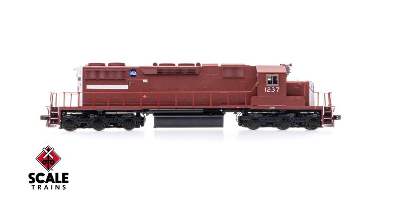 Scaletrains SXT41270 EMD SD38-2, GATX/ex-Reserve Mining/Patched White Stripe #1237 - ESU v5.0 DCC & Sound HO Scale