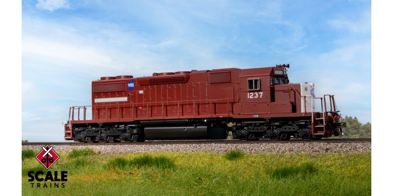 Scaletrains SXT41270 EMD SD38-2, GATX/ex-Reserve Mining/Patched White Stripe #1237 - ESU v5.0 DCC & Sound HO Scale