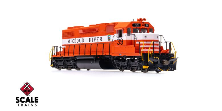 Scaletrains SXT41282 EMD SD38-2, McCloud River Railroad #39 - ESU v5.0 DCC & Sound HO Scale