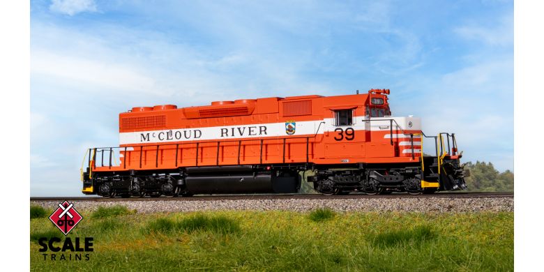 Scaletrains SXT41282 EMD SD38-2, McCloud River Railroad #39 - ESU v5.0 DCC & Sound HO Scale