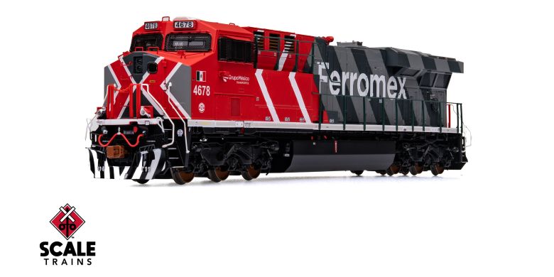 Scaletrains SXT41447 GE ES44AH - Ferromex/Zebra #4681 - ESU v5.0 DCC & Sound HO Scale