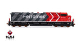 Scaletrains SXT41447 GE ES44AH - Ferromex/Zebra #4681 - ESU v5.0 DCC & Sound HO Scale