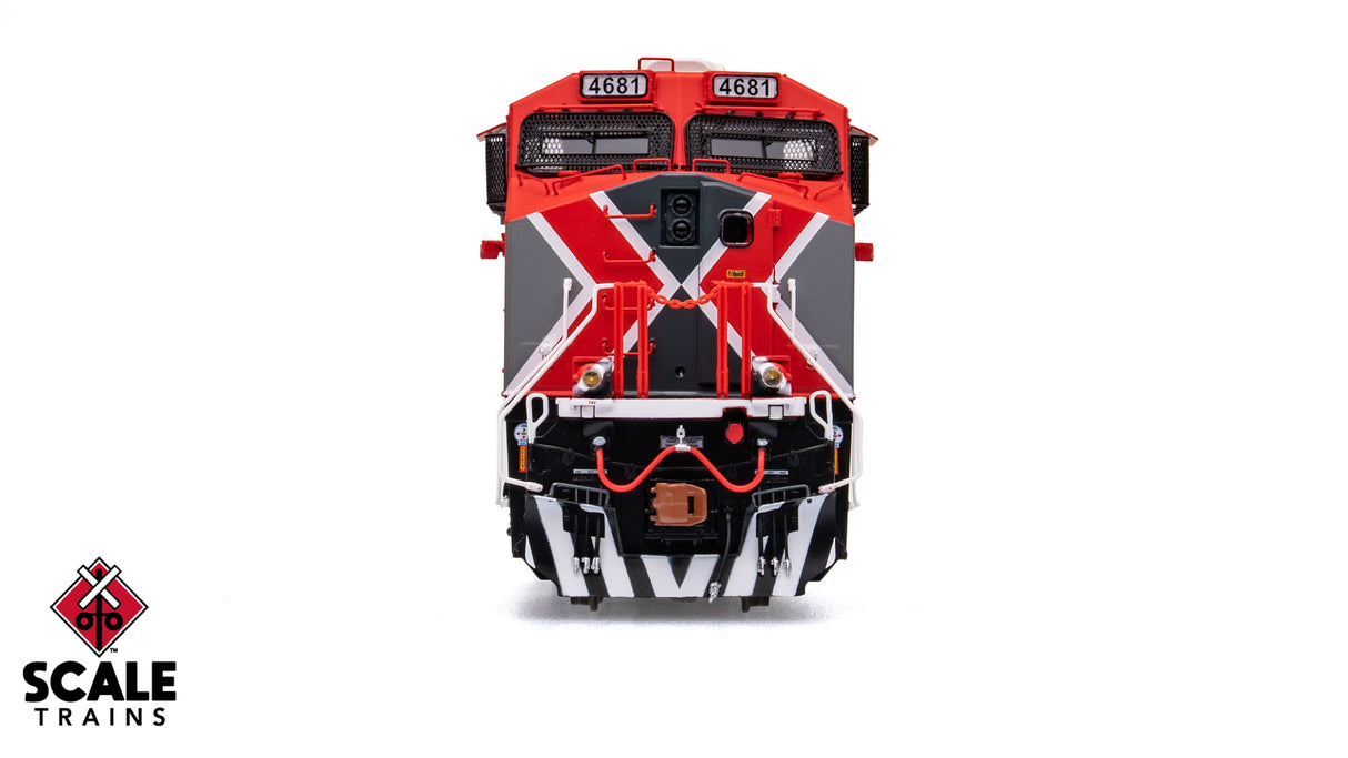 Scaletrains SXT41447 GE ES44AH - Ferromex/Zebra #4681 - ESU v5.0 DCC & Sound HO Scale