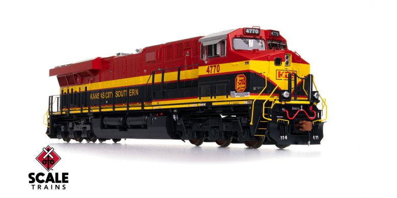 Scaletrains SXT41453 GE ES44AC - Kansas City Southern/Belle/As Delivered #4789 - ESU v5.0 DCC & Sound HO Scale