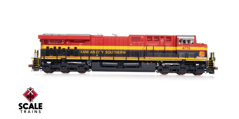 Scaletrains SXT41453 GE ES44AC - Kansas City Southern/Belle/As Delivered #4789 - ESU v5.0 DCC & Sound HO Scale