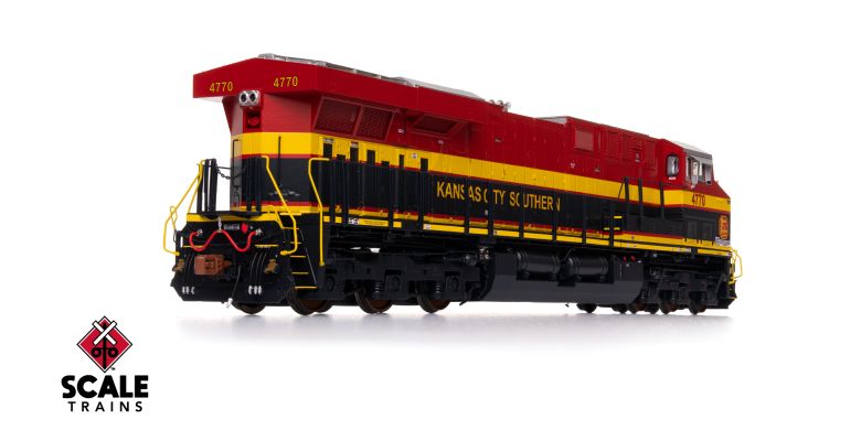 Scaletrains SXT41453 GE ES44AC - Kansas City Southern/Belle/As Delivered #4789 - ESU v5.0 DCC & Sound HO Scale