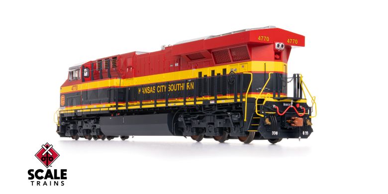 Scaletrains SXT41453 GE ES44AC - Kansas City Southern/Belle/As Delivered #4789 - ESU v5.0 DCC & Sound HO Scale