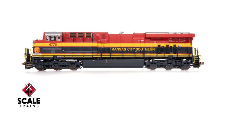 Scaletrains SXT41453 GE ES44AC - Kansas City Southern/Belle/As Delivered #4789 - ESU v5.0 DCC & Sound HO Scale