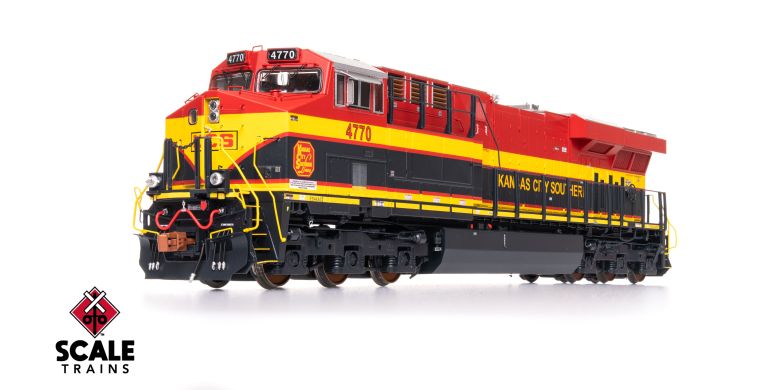 Scaletrains SXT41453 GE ES44AC - Kansas City Southern/Belle/As Delivered #4789 - ESU v5.0 DCC & Sound HO Scale