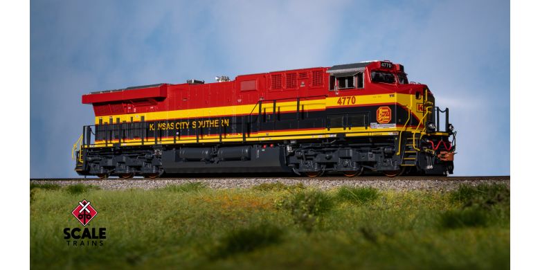 Scaletrains SXT41453 GE ES44AC - Kansas City Southern/Belle/As Delivered #4789 - ESU v5.0 DCC & Sound HO Scale