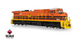 Scaletrains SXT41521 GE DASH 9-44CW, Alabama & Gulf Coast/Black Replacement HVAC #4406 - ESU v5.0 DCC & Sound HO Scale