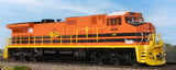 Scaletrains SXT41521 GE DASH 9-44CW, Alabama & Gulf Coast/Black Replacement HVAC #4406 - ESU v5.0 DCC & Sound HO Scale