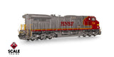 Scaletrains SXT41539 GE DASH 9-44CW, BNSF/Warbonnet/BNSF Nose Lettering #734 - ESU v5.0 DCC & Sound HO Scale
