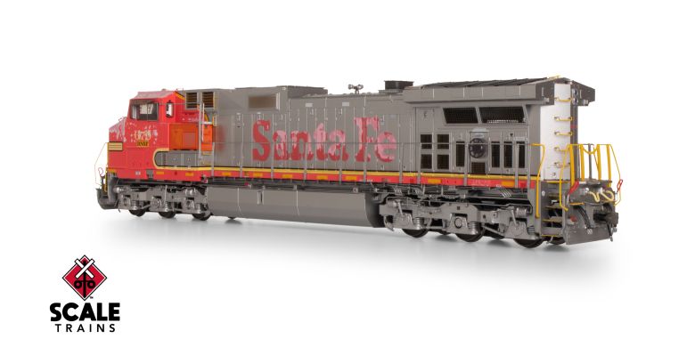 Scaletrains SXT41543 GE DASH 9-44CW, BNSF/ex-Santa Fe Warbonnet Patch #670 - ESU v5.0 DCC & Sound HO Scale