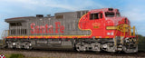 Scaletrains SXT41543 GE DASH 9-44CW, BNSF/ex-Santa Fe Warbonnet Patch #670 - ESU v5.0 DCC & Sound HO Scale