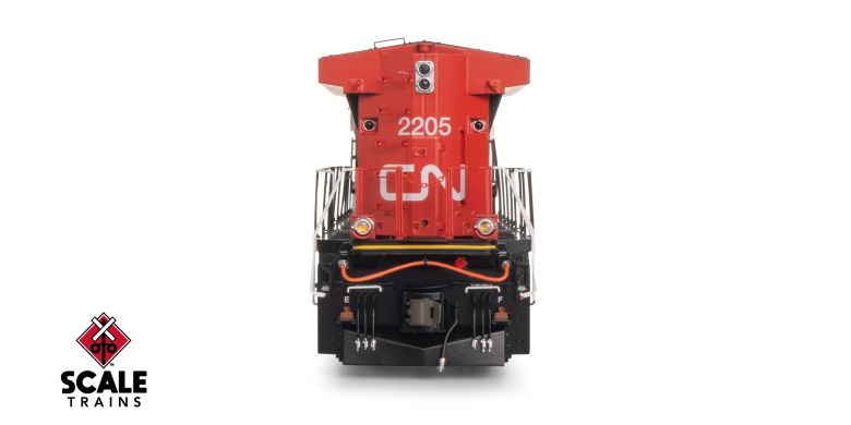 Scaletrains SXT41547 GE DASH 9-44CW, Canadian National/Teardrop Windshields/Red Marker Lights #2200 - ESU v5.0 DCC & Sound HO Scale