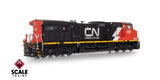 Scaletrains SXT41547 GE DASH 9-44CW, Canadian National/Teardrop Windshields/Red Marker Lights #2200 - ESU v5.0 DCC & Sound HO Scale