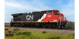 Scaletrains SXT41547 GE DASH 9-44CW, Canadian National/Teardrop Windshields/Red Marker Lights #2200 - ESU v5.0 DCC & Sound HO Scale