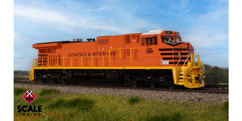 Scaletrains SXT41559 GE DASH 9-44CW, Genesee & Wyoming/Heritage Unit #1899 - ESU v5.0 DCC & Sound HO Scale