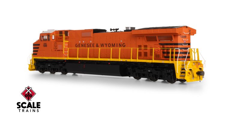 Scaletrains SXT41559 GE DASH 9-44CW, Genesee & Wyoming/Heritage Unit #1899 - ESU v5.0 DCC & Sound HO Scale