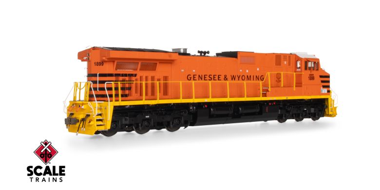 Scaletrains SXT41559 GE DASH 9-44CW, Genesee & Wyoming/Heritage Unit #1899 - ESU v5.0 DCC & Sound HO Scale