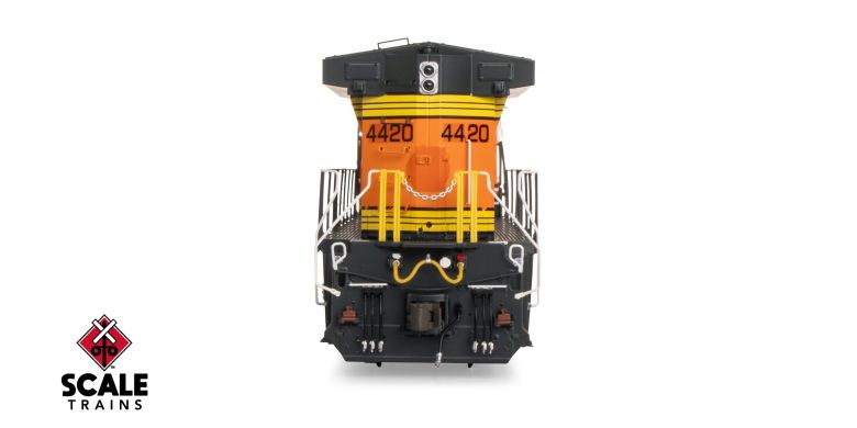 Scaletrains SXT41561 GE DASH 9-44CW, Kansas City Southern/ex-BNSF Heritage II Patched #4420 - ESU v5.0 DCC & Sound HO Scale