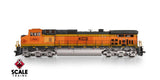 Scaletrains SXT41563 GE DASH 9-44CW, Kansas City Southern/ex-BNSF Heritage II Patched/Faded Orange Replacement HVAC #4441 - ESU v5.0 DCC & Sound HO Scale