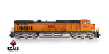 Scaletrains SXT41563 GE DASH 9-44CW, Kansas City Southern/ex-BNSF Heritage II Patched/Faded Orange Replacement HVAC #4441 - ESU v5.0 DCC & Sound HO Scale