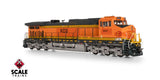 Scaletrains SXT41563 GE DASH 9-44CW, Kansas City Southern/ex-BNSF Heritage II Patched/Faded Orange Replacement HVAC #4441 - ESU v5.0 DCC & Sound HO Scale