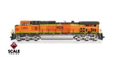 Scaletrains SXT41565 GE DASH 9-44CW, Kansas City Southern/ex-BNSF Heritage II Patched/Exhaust Burn Marks #4455 - ESU v5.0 DCC & Sound HO Scale