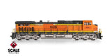 Scaletrains SXT41565 GE DASH 9-44CW, Kansas City Southern/ex-BNSF Heritage II Patched/Exhaust Burn Marks #4455 - ESU v5.0 DCC & Sound HO Scale
