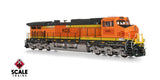 Scaletrains SXT41565 GE DASH 9-44CW, Kansas City Southern/ex-BNSF Heritage II Patched/Exhaust Burn Marks #4455 - ESU v5.0 DCC & Sound HO Scale