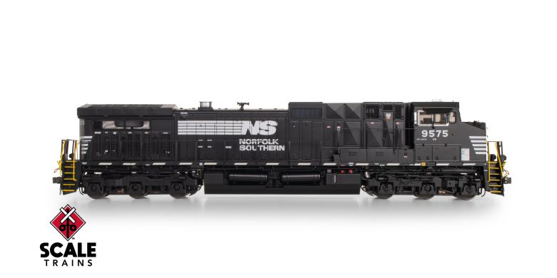 Scaletrains SXT41575 GE DASH 9-44CW, Norfolk Southern/Thoroughbred/Dashed Sill Stripe #9643 - ESU v5.0 DCC & Sound HO Scale