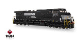 Scaletrains SXT41575 GE DASH 9-44CW, Norfolk Southern/Thoroughbred/Dashed Sill Stripe #9643 - ESU v5.0 DCC & Sound HO Scale