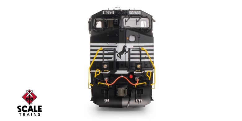 Scaletrains SXT41575 GE DASH 9-44CW, Norfolk Southern/Thoroughbred/Dashed Sill Stripe #9643 - ESU v5.0 DCC & Sound HO Scale