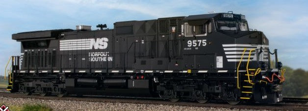Scaletrains SXT41575 GE DASH 9-44CW, Norfolk Southern/Thoroughbred/Dashed Sill Stripe #9643 - ESU v5.0 DCC & Sound HO Scale