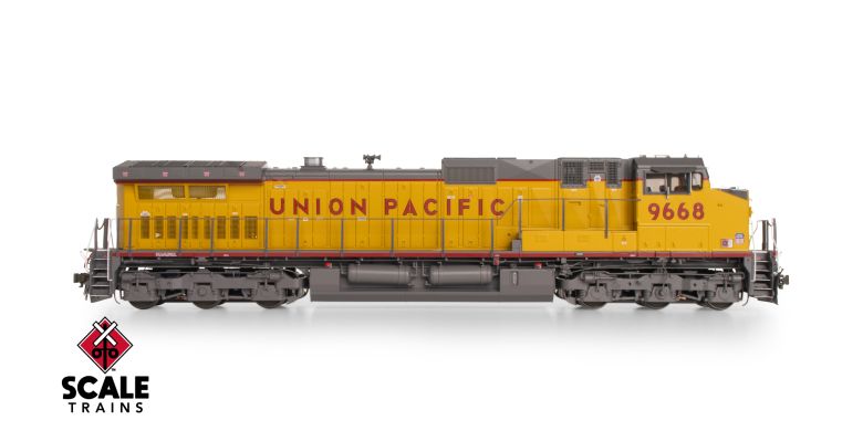 Scaletrains SXT41587 GE DASH 9-44CW, Union Pacific/Red Sill Stripe #9790 - ESU v5.0 DCC & Sound HO Scale