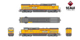 Scaletrains SXT41589 GE DASH 9-44CW, Union Pacific/Winged Nose Logo/"The Future Network" Side Logos/Red Sill Stripe #9819 - ESU v5.0 DCC & Sound HO Scale