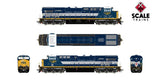 ScaleTrains SXT41615 GE ES44AH, Rivet Counter HO Scale GE ES44AH, CSX/Heritage/Georgia Railroad/GA #1834 DCC & Sound HO Scale