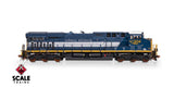 ScaleTrains SXT41615 GE ES44AH, Rivet Counter HO Scale GE ES44AH, CSX/Heritage/Georgia Railroad/GA #1834 DCC & Sound HO Scale