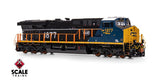 ScaleTrains SXT41617 Rivet Counter HO Scale GE ES44AH, CSX/Heritage/Chicago & Eastern Illinois/C&EI #1877 DCC & Sound HO Scale