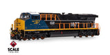 ScaleTrains SXT41617 Rivet Counter HO Scale GE ES44AH, CSX/Heritage/Chicago & Eastern Illinois/C&EI #1877 DCC & Sound HO Scale