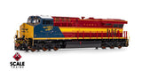 ScaleTrains SXT41621 Rivet Counter HO Scale GE ES44AH, CSX/Heritage/Nashville, Chattanooga & St Louis/NC&StL #1851 DCC & Sound HO Scale