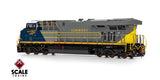 ScaleTrains SXT41623 Rivet Counter HO Scale GE ES44AH, CSX/Heritage/Clinchfield/CRR #1902 DCC & Sound HO Scale