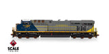ScaleTrains SXT41623 Rivet Counter HO Scale GE ES44AH, CSX/Heritage/Clinchfield/CRR #1902 DCC & Sound HO Scale