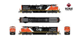 Scaletrains SXT41703 Rivet Counter GE DASH 9-44CW, Canadian National/4 Window Cab/North America Map/As Delivered #2515 - DCC & Sound N Scale